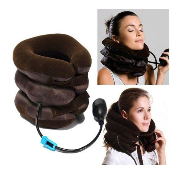 Надувной ортопедический массажер воротник Tractors for cervical spine  для шеи