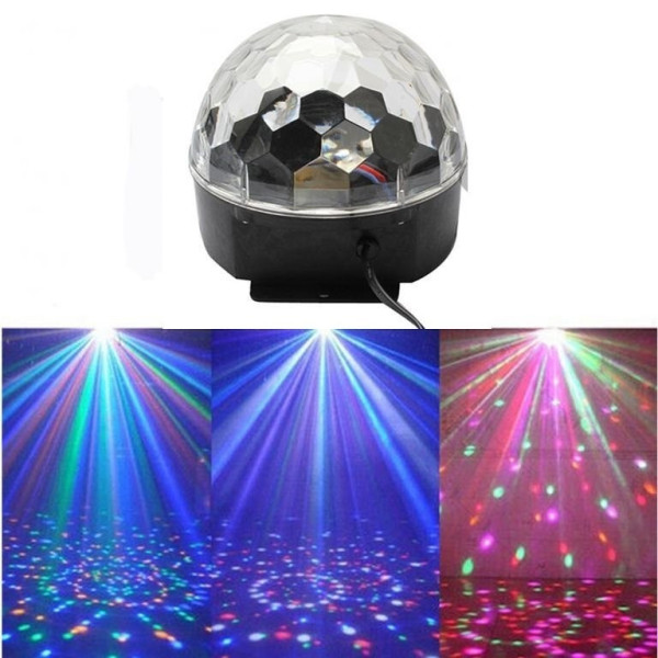 Светодиодный диско-шар с динамиками MusikBall MP-3 E27-997BT