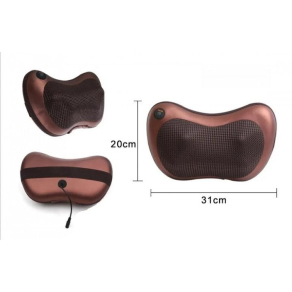 Массажная подушка Massage pillow GHM 8028 с подогревом для спины и шеи