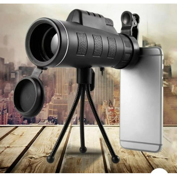 Монокуляр мощный Panda Vision 40x60 подзорная труба с двойной фокусировкой монокль с треногой