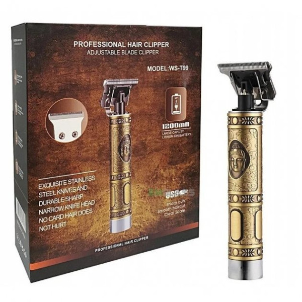Машинка для стрижки волос Professional Hair Clipper WS-T99 триммер для бороды