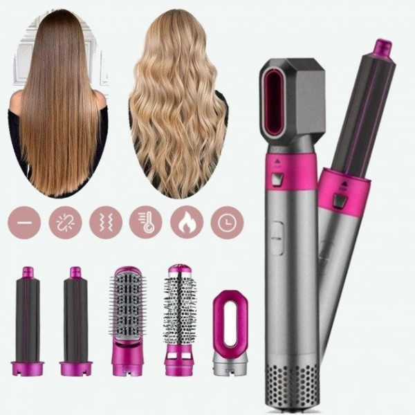 Фен мультистайлер 5в1 Hot AIR Styler Стайлер для укладки и придания объема волосам