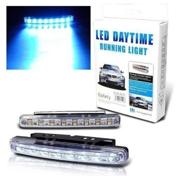 Дневные автомобильные ходовые огни 12v диодная LED подсветка для автомобиля машины