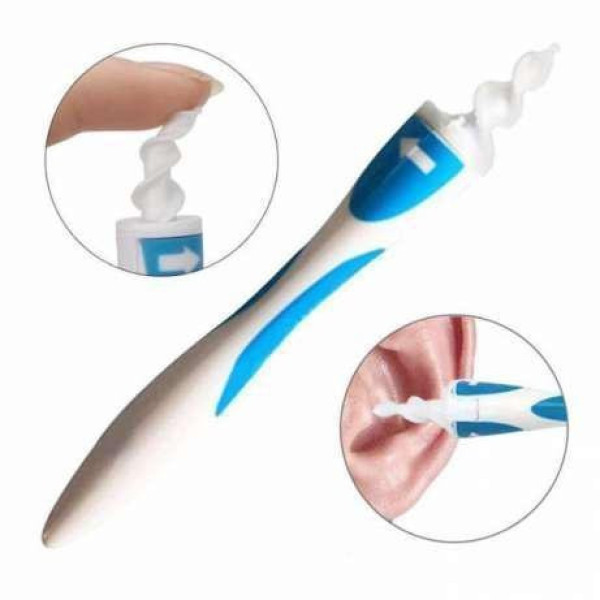 Прибор для чистки ушей Swab силиконавая ухочистка
