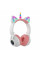 Наушники детские Ear STN-27 Cat LED Единорог + кошачьи ушки с подсветкой Bluetooth