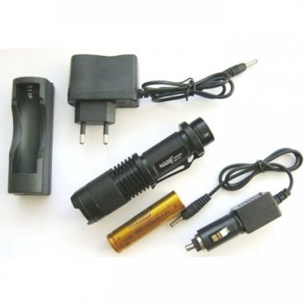 Фонарь BL 1812 T6 50000W ручной фонарик