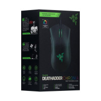 Игровая проводная мышь USB DeathAdder CHROMA 10000dpi Black