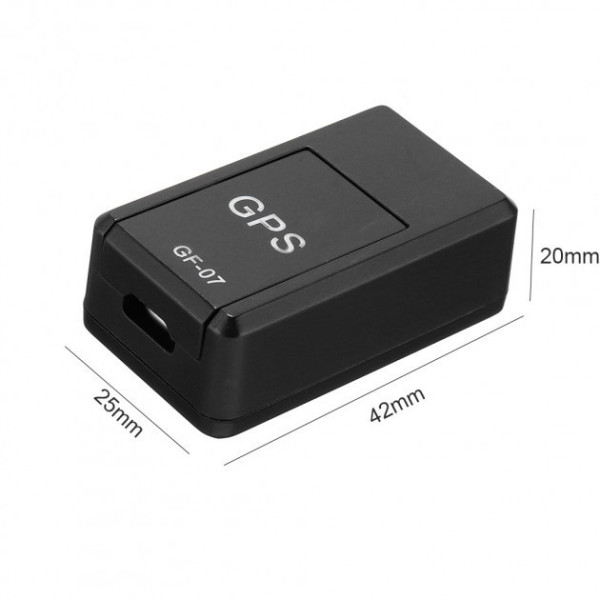 GPS трекер GF-07 со встроенными магнитами для крепления GSM Black