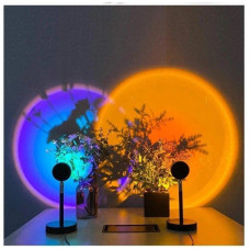 Лампа сансет Sunset Lamp 2.0 RGB c пультом управления, проекционный светильник