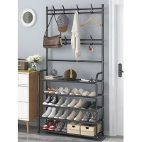 Вешалка для одежды New simple floor clothes rack size Black