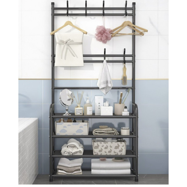 Вешалка для одежды New simple floor clothes rack size Black
