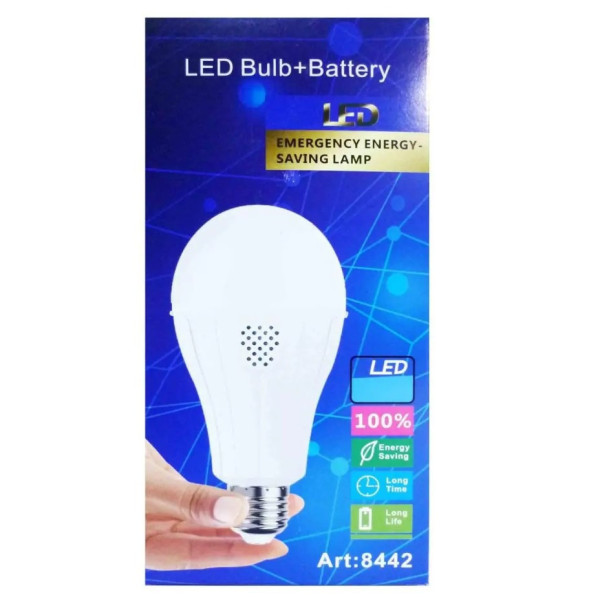 Лампочка с аккумулятором светодиодная 2 x 18650 20w LED Лампа