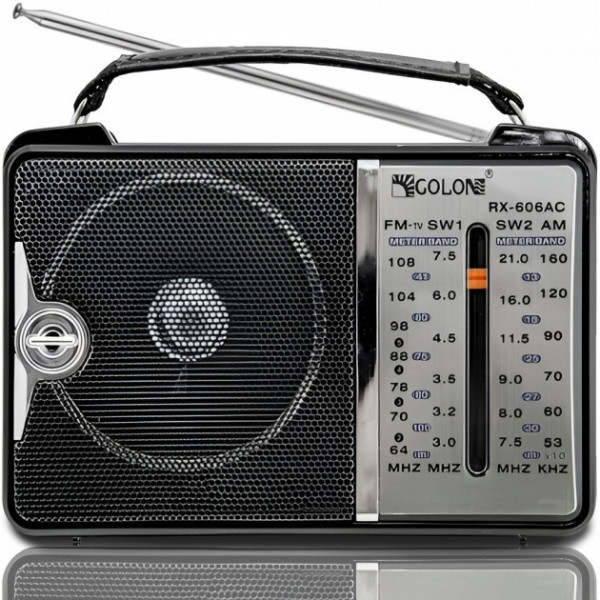 Радиоприемник аккумуляторный, TF и USB, Golon RX-606 АС портативное аккумуляторное FM-радио
