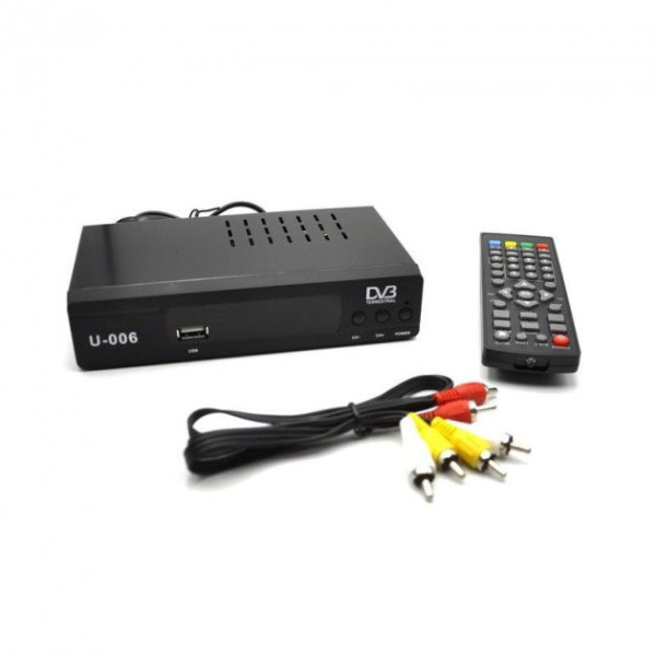 Цифровая приставка для телевизора DVB-T2 UNIQUE / тюнер Т2 С IPTV U006