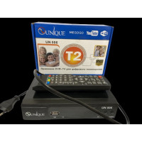 Цифровая приставка для телевизора DVB-T2 UNIQUE / тюнер Т2 С IPTV U006