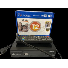Цифровая приставка для телевизора DVB-T2 UNIQUE / тюнер Т2 С IPTV U006