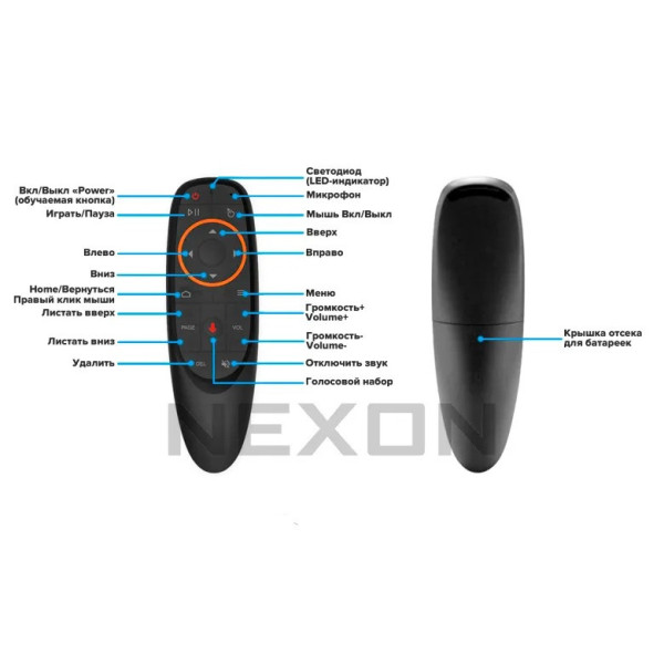 Универсальный аэро-пульт Air Mouse G10S с гироскопическим управлением и встроенным микрофоном