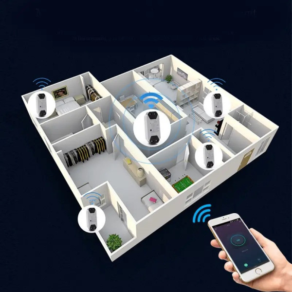 Беспроводной WiFi выключатель реле для умного дома Home 10Ас приложением iOS