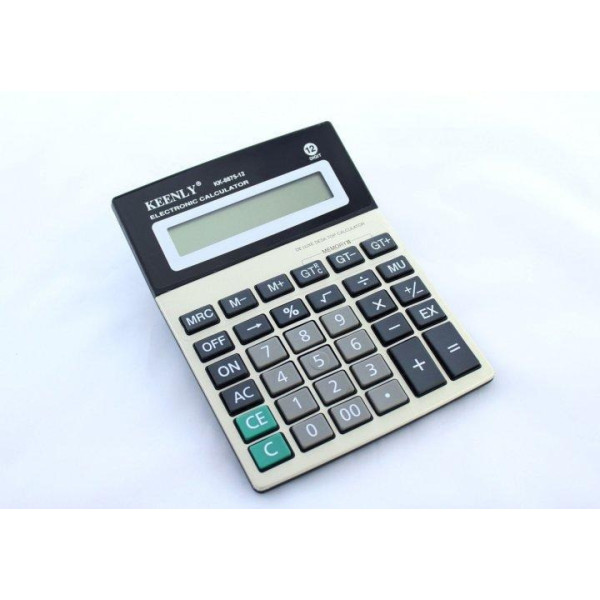 Удобный настольный калькулятор KK 8875-12 с большими цифрами