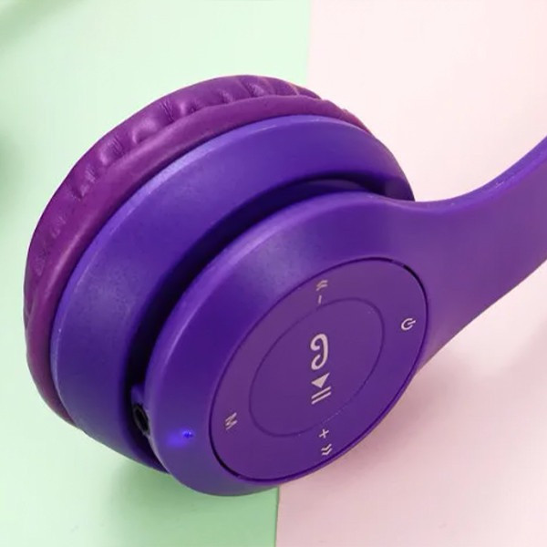 Детские беспроводные Bluetooth наушники с подсветкой Y47 Cat Ear с ушками