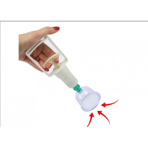 Массажные вакуумные банки для терапии Pull Out A Vacuum Apparatus 12 шт