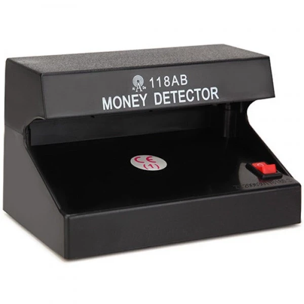 Ультрафиолетовый детектор валют настольный Money Detector AD-118-AB Черный