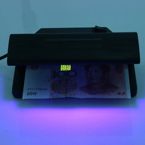 Ультрафиолетовый детектор валют настольный Money Detector AD-118-AB Черный