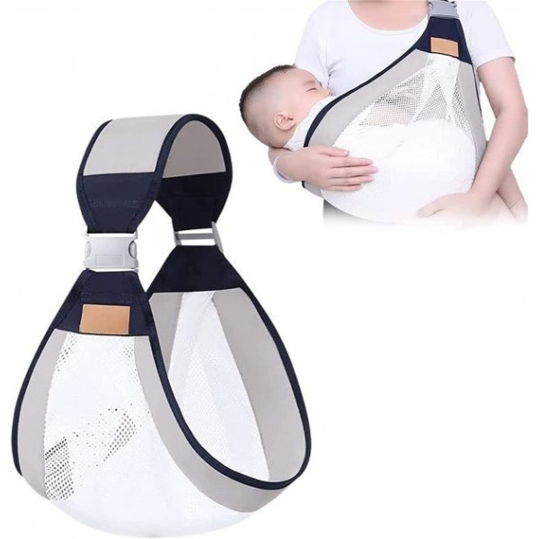 Слинг-переноска для младенцев Baby Sling , дышащая переноска с 3D-сеткой для переноски детей