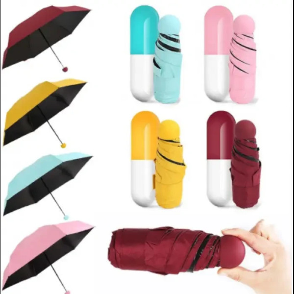 Карманный зонт в футляре капсула  Umbrella U1 мини зонт