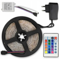 Умная светодиодная лента с пультом smd 5050 RGB 5 м