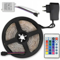 Умная светодиодная лента с пультом smd 5050 RGB 5 м