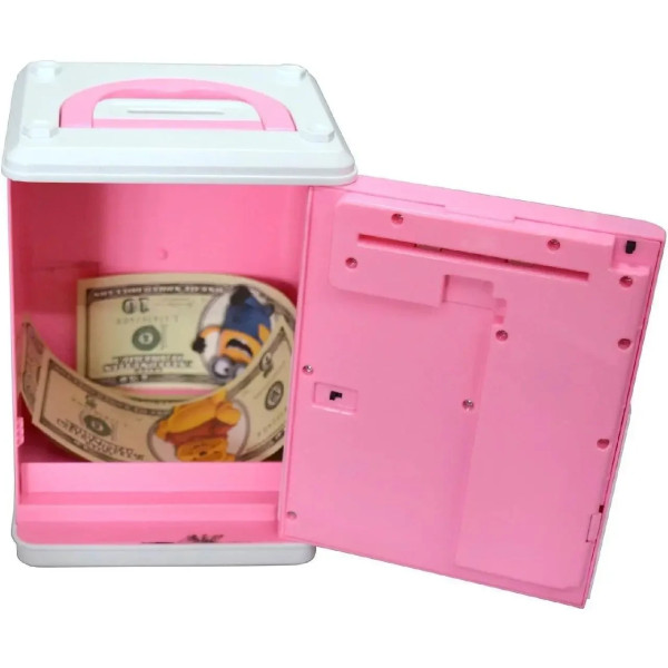 Электронная копилка сейф с отпечатком пальца и кодовым замком Carton Bank "Hello Kitty"