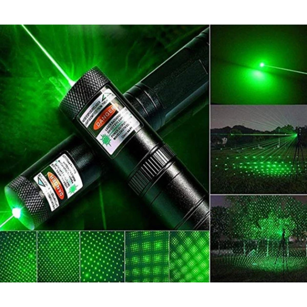 Лазерная указка до 10 км Laser pointer YL-303, диодный лазер с насадкой эффектов