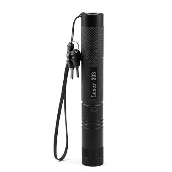 Лазерная указка до 10 км Laser pointer YL-303, диодный лазер с насадкой эффектов