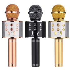 Беспроводной микрофон Wster WS-858 микрофон для караоке с Bluetooth