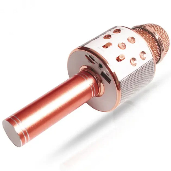 Беспроводной микрофон Wster WS-858 микрофон для караоке с Bluetooth