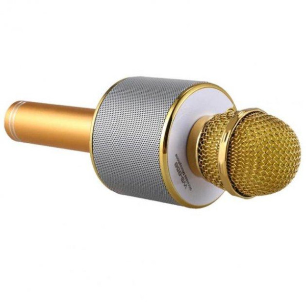 Беспроводной микрофон Wster WS-858 микрофон для караоке с Bluetooth