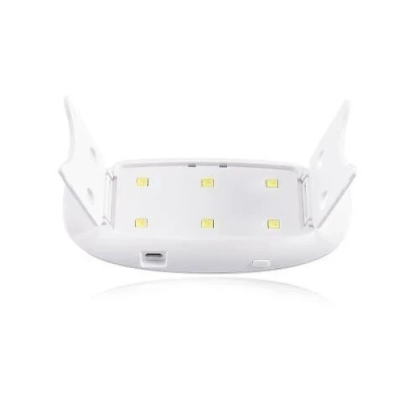 Лампа для сушки гель лака SUN WHITE 6W UV/LED для полимеризации