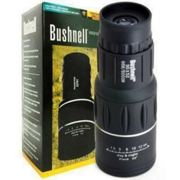 Компактный ночной монокуляр Bushnell 16x52 с возможностью видения в темноте