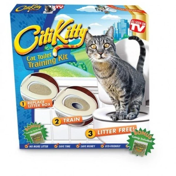 Набор CitiKitty для приучения кошки к унитазу для обучения кошек использовать унитаз