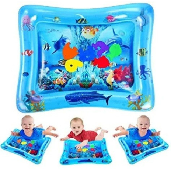 Детский водяной коврик AIR PRO с рыбками для игр с малышами
