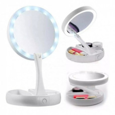 Косметическое настольное зеркало My Fold Away с LED-подсветкой