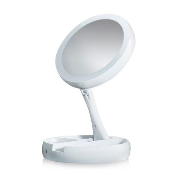 Косметическое настольное зеркало My Fold Away с LED-подсветкой