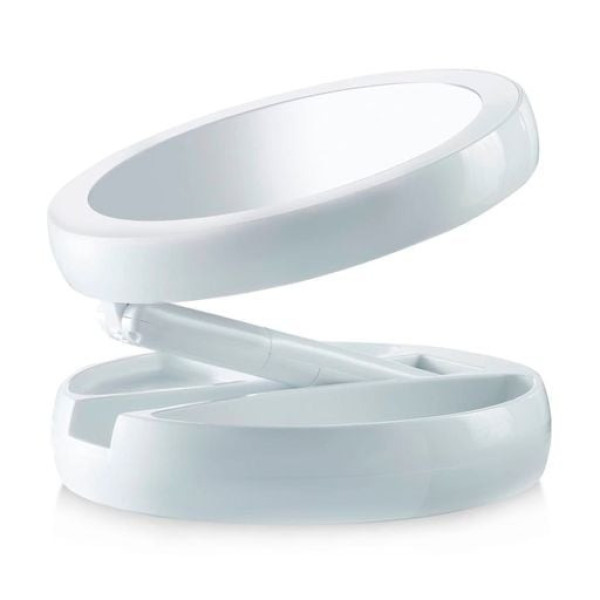 Косметическое настольное зеркало My Fold Away с LED-подсветкой