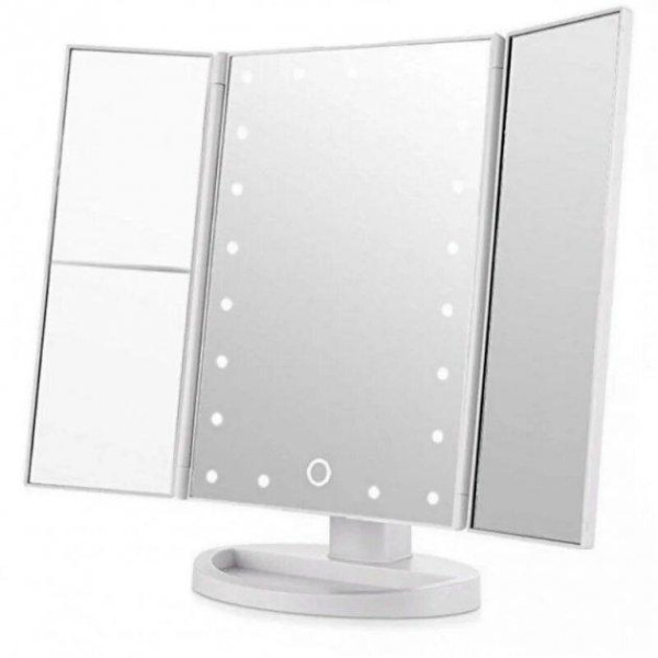 SUPERSTAR MAGNIFYING MIRROR складное косметическое зеркало настольное с подсветкой