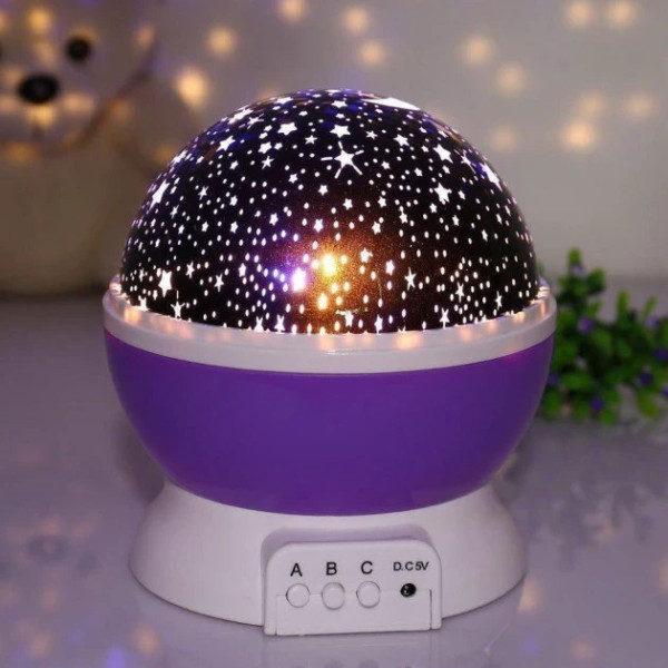 Ночник-проектор Star Master Dream с изображением звездного неба в виде шара