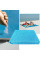 Пляжный коврик-покрывало Beach Mat 200x150 см с защитой от песка Синяя