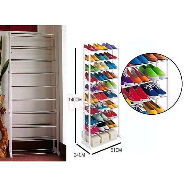 Органайзер для обуви Amazing Shoe Rack складная полка для 30 пар обуви