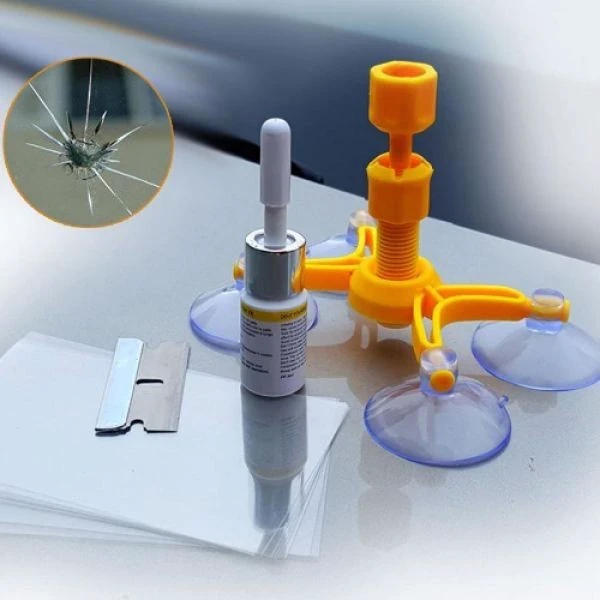 Комплект Sunroz Windshield Repair Kit для ремонта лобового стекла