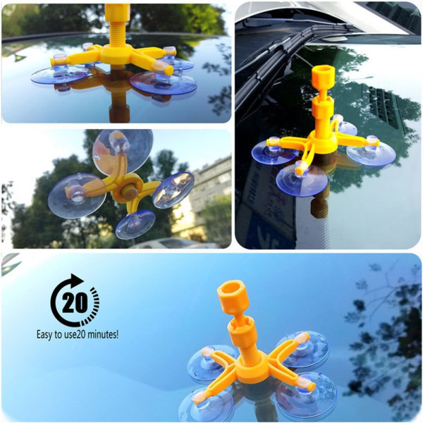 Комплект Sunroz Windshield Repair Kit для ремонта лобового стекла